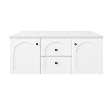 Stevie 1200mm Wall Hung Double Vanity with Stone Countertop